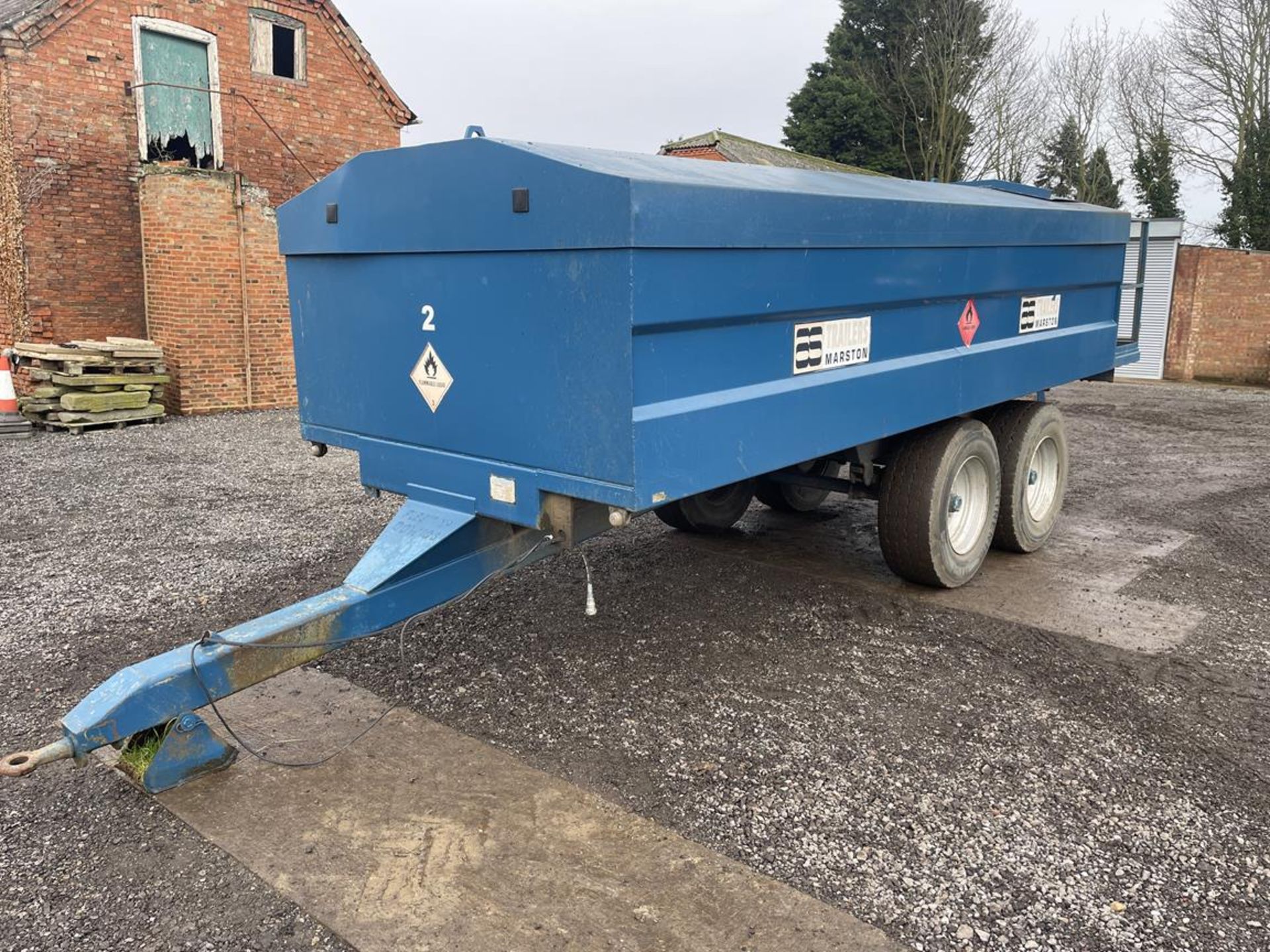 2005 AS Marston Trailers BSB 8000L Double Axle Fuel Bowser Trailer S/No. 211574, 385/65R22.5