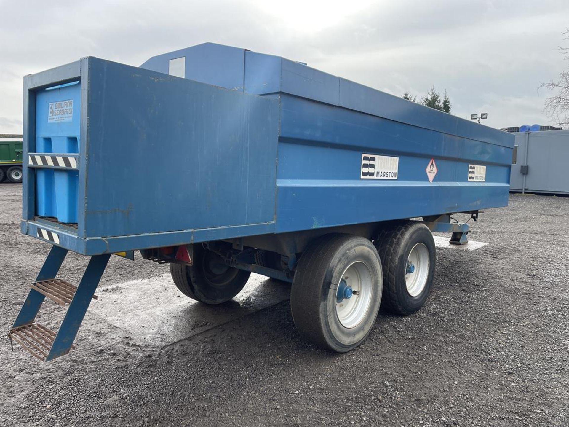 2005 AS Marston Trailers BSB 8000L Double Axle Fuel Bowser Trailer S/No. 211573, 385/65R22.5 - Bild 4 aus 8