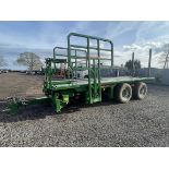 2015 Heath Superchaser Model Super Extra Bale Chaser, Double Axle Trailer S/No. BB15728, Air Brakes,