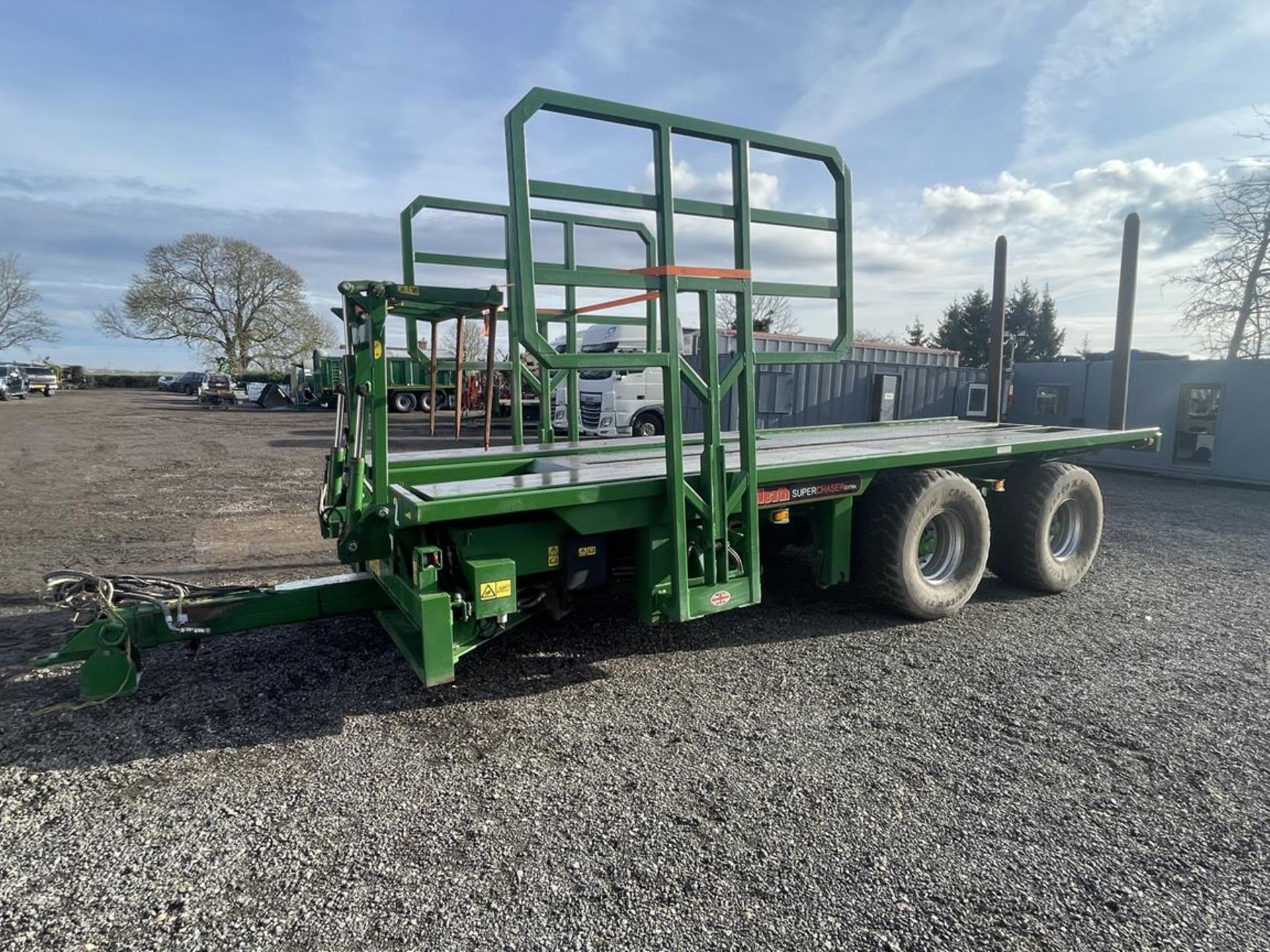 2015 Heath Superchaser Model Super Extra Bale Chaser, Double Axle Trailer S/No. BB15728, Air Brakes,