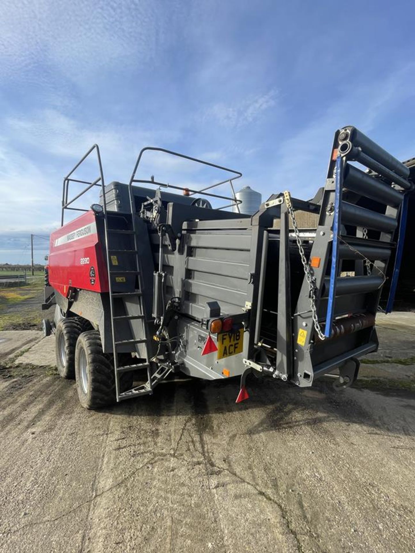 2021 Massey Ferguson MF2290 Model SQ Twin Axle Baler, S/No. AGCM22900MHB15137, 26,091 Bales, - Bild 9 aus 16