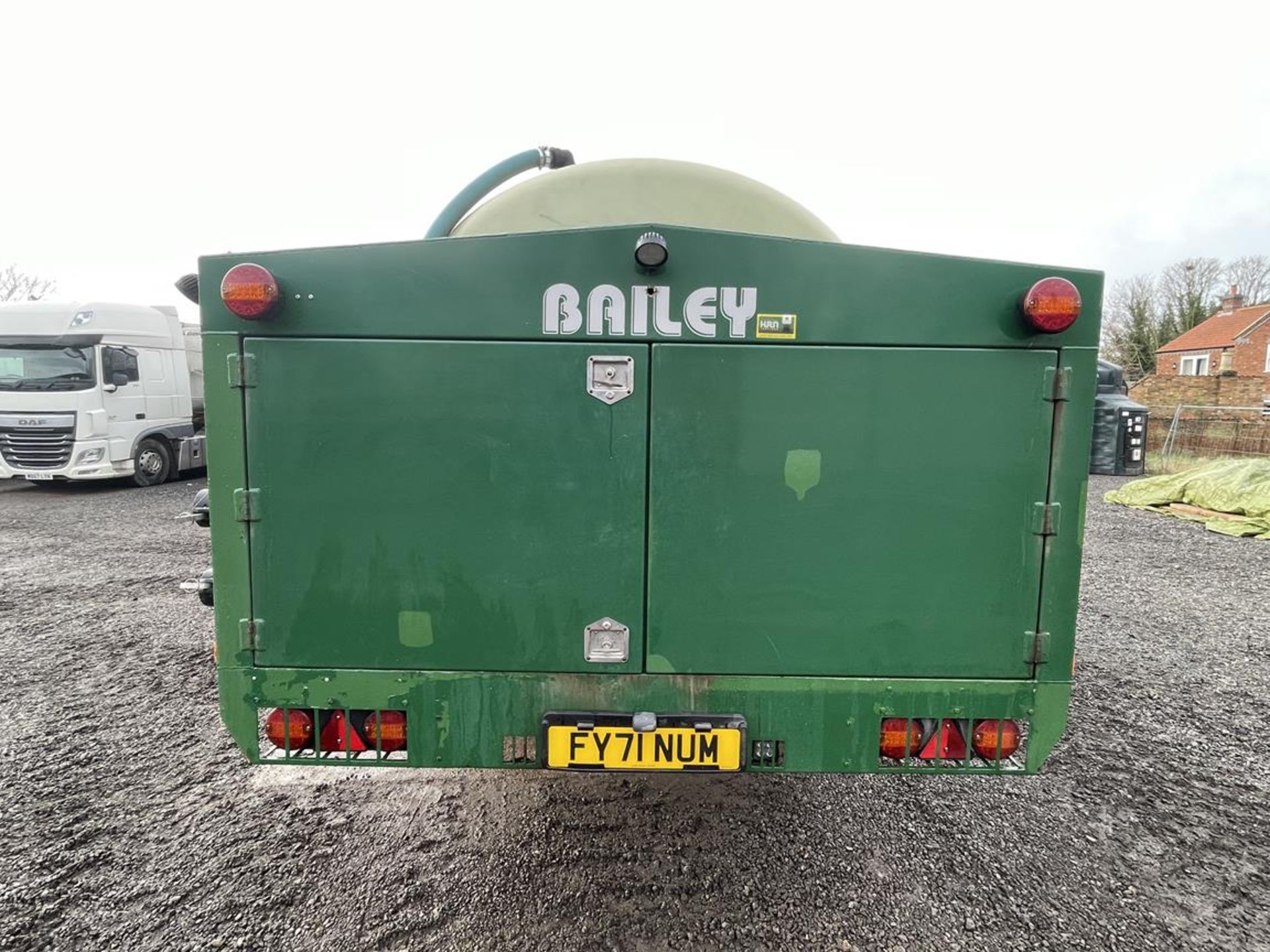 2018 Bailey 15,000 Litre Water Bowser Double Axle Fibreglass Trailer S/No. 1702316, Commercial - Image 3 of 10