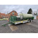 Bailey 18-Ton Double Axle Water Bowser Tailer Fitted with Kohler 9101.487 Diesel Pump with 1500L