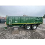 2021 Bailey TB 18-Ton Double Axle Trailer S/No. 2271018, 560/60R22.5 Michelin Tyres, Rollover