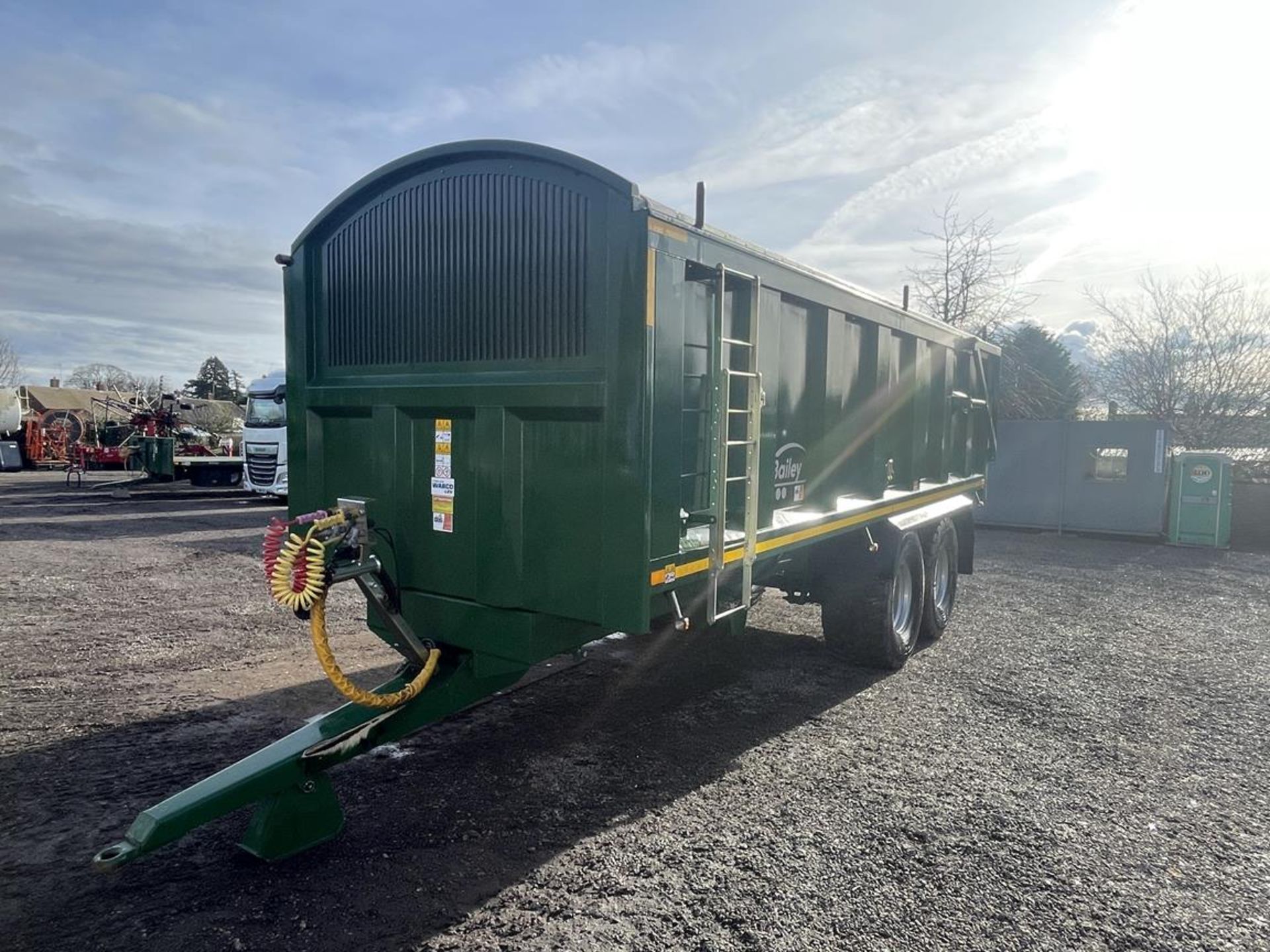 2021 Bailey TB 18-Ton Double Axle Trailer S/No. 2228118, 560/60R22.5 Michelin Tyres, Rollover - Bild 2 aus 10