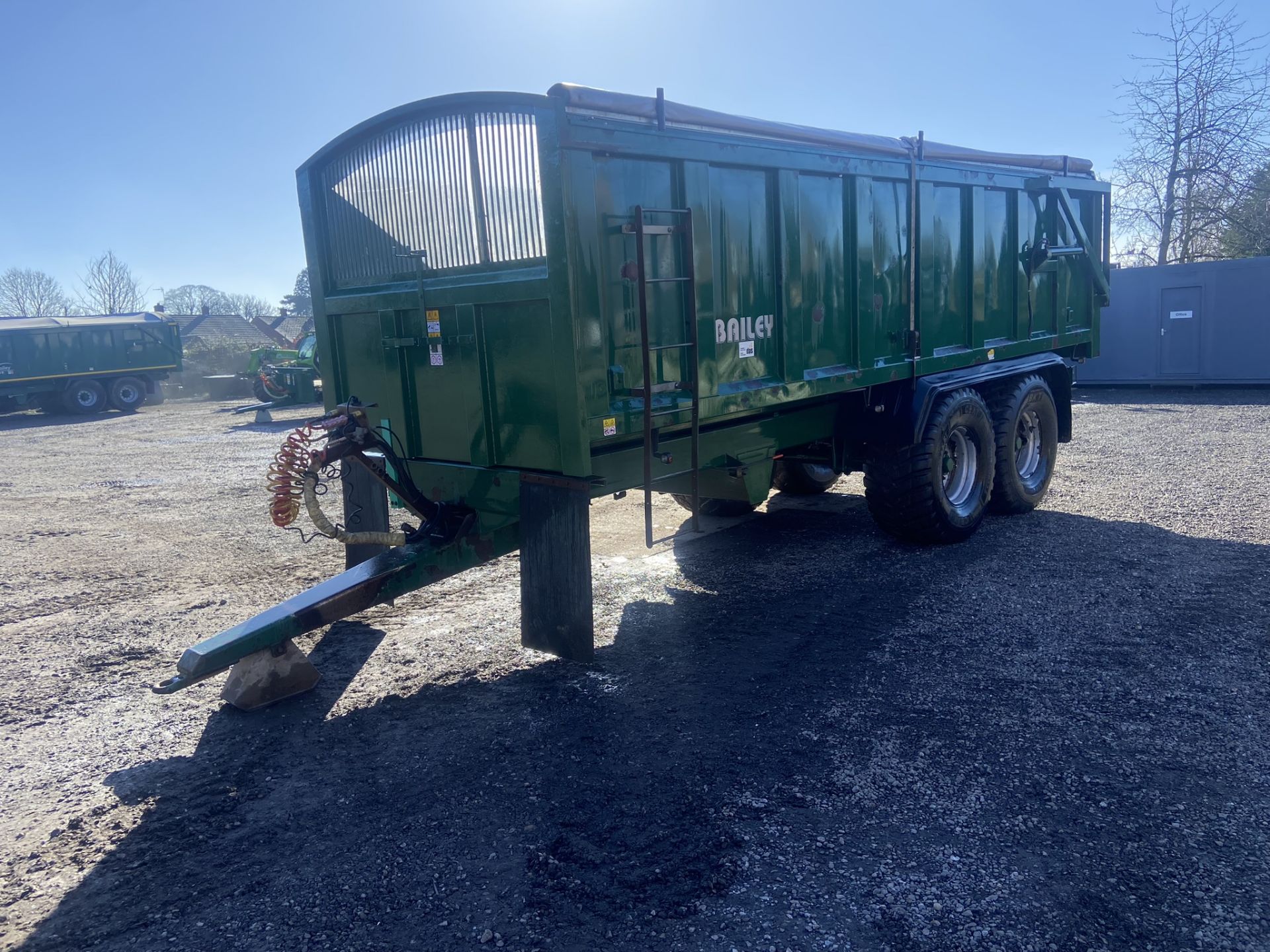 2015 Bailey TB 16-Ton Double Axle Hydraulic Tipper Trailer S/No. 14278, 560/60R22.5 Flotation - Image 9 of 10