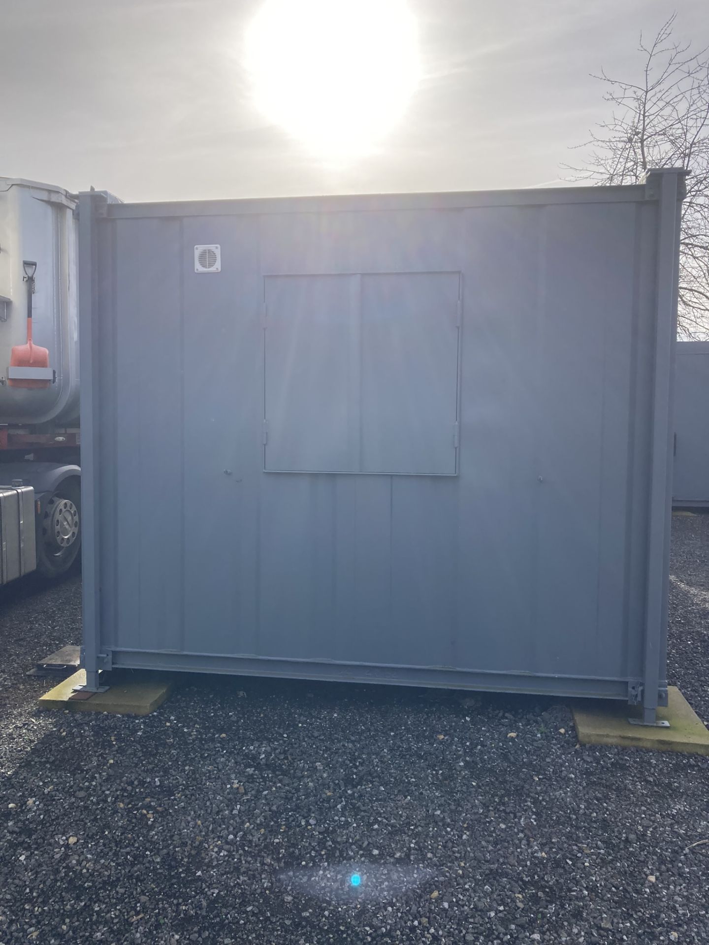 Steel Jackleg Relocatable Canteen Building with Enclosed Office , 32'x 9', Single Door and 4 - Image 6 of 11