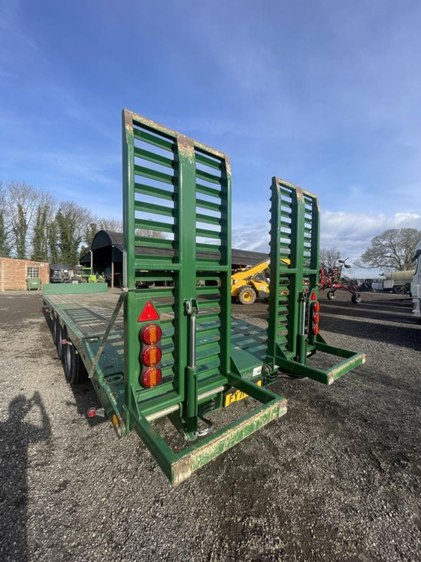 2020 Bailey 20 Ton 36' Triple Axle Low Loader Trailer S/No. 2109220, 435/50R19.5 Mini Super Single - Bild 7 aus 10