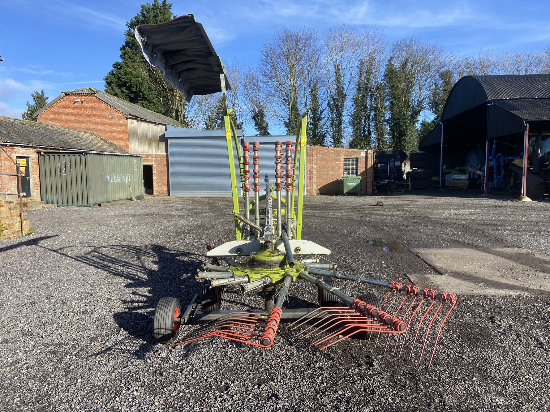 2013 Claas Liner 420 Type G11 Single Rotor Rake, S/No. G1101894, Mass Weight 650kg, 12 Tine Arms, - Bild 3 aus 5