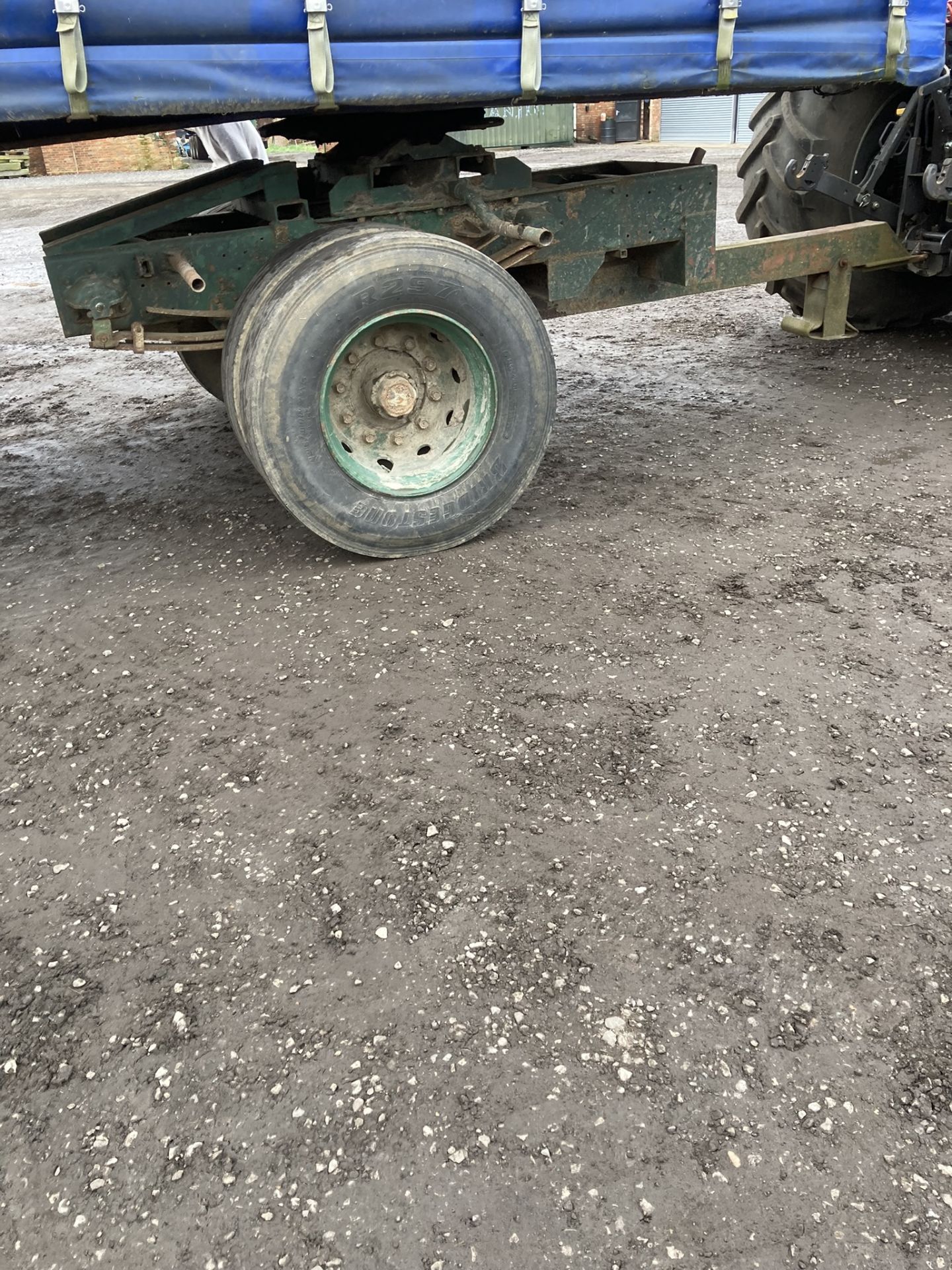 Steel Single Axle Double Wheel Trailer Dolly