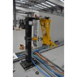 Positioning stand and jig with pneumatic attachments