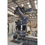 Kuka, KR280 R3080 six axis robot on extended pedestal, Serial No. 4380729 (DOM: 2021) with KL 4000