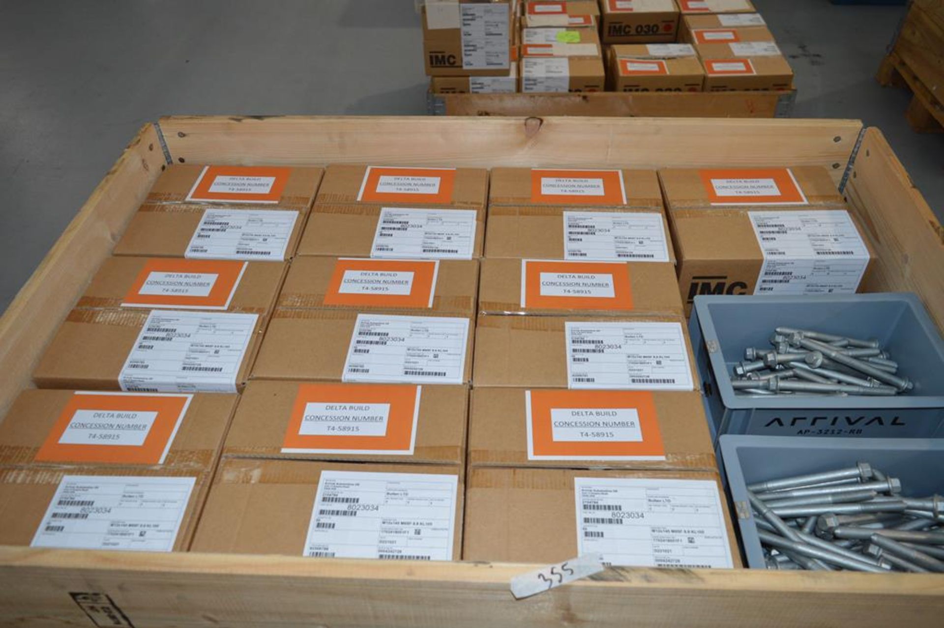 1.5x (no.) pallets of M12 x 145 bolts (boxed) - Image 2 of 4