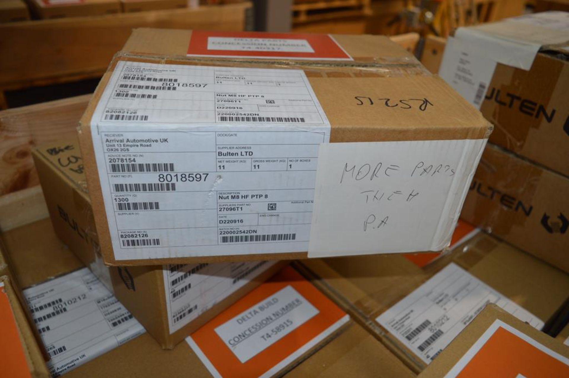 3x (no.) pallets of M16 x 60FL screws (boxed) - Image 4 of 4