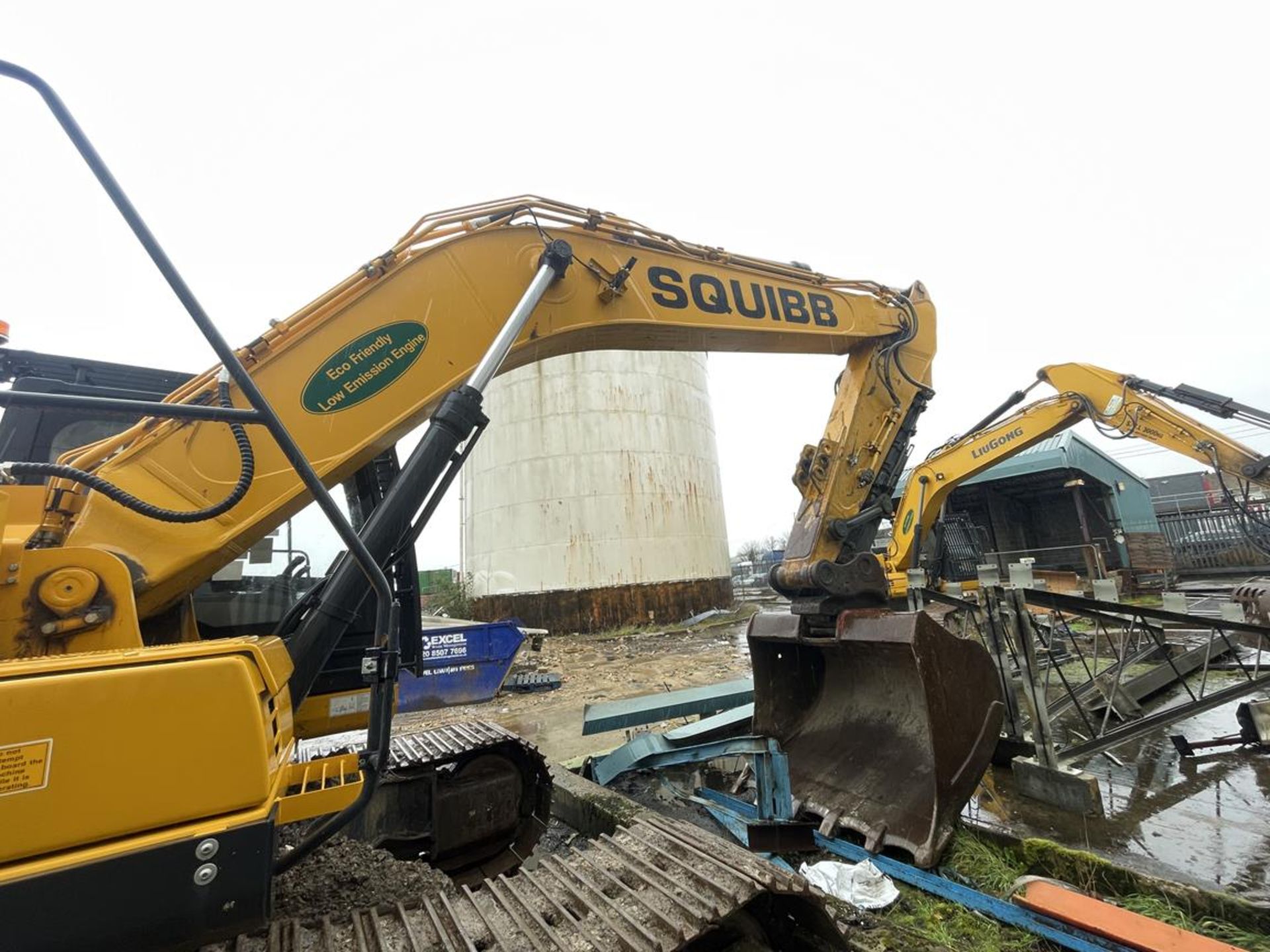 Liugong CLG933E 33.9-Ton Operating Mass Tracked Excavator S/No. CLG933EZHNE903666 (YOM: 2022), Run - Image 6 of 16