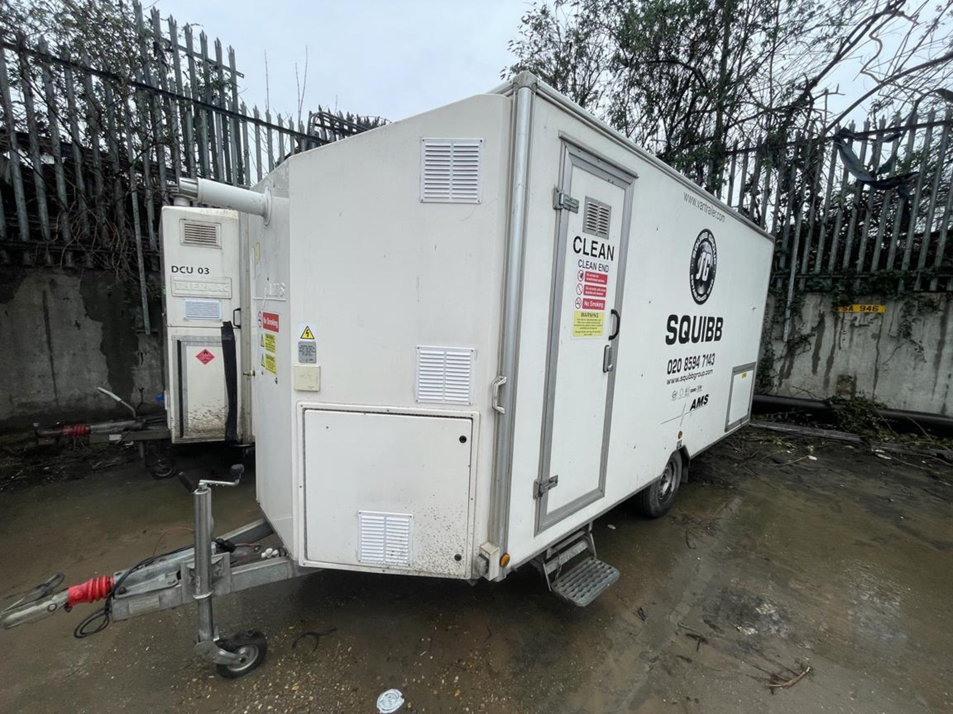 AMS Model 4.20Quad Decon Trailer Welfare Unit S/No. DC.13.883