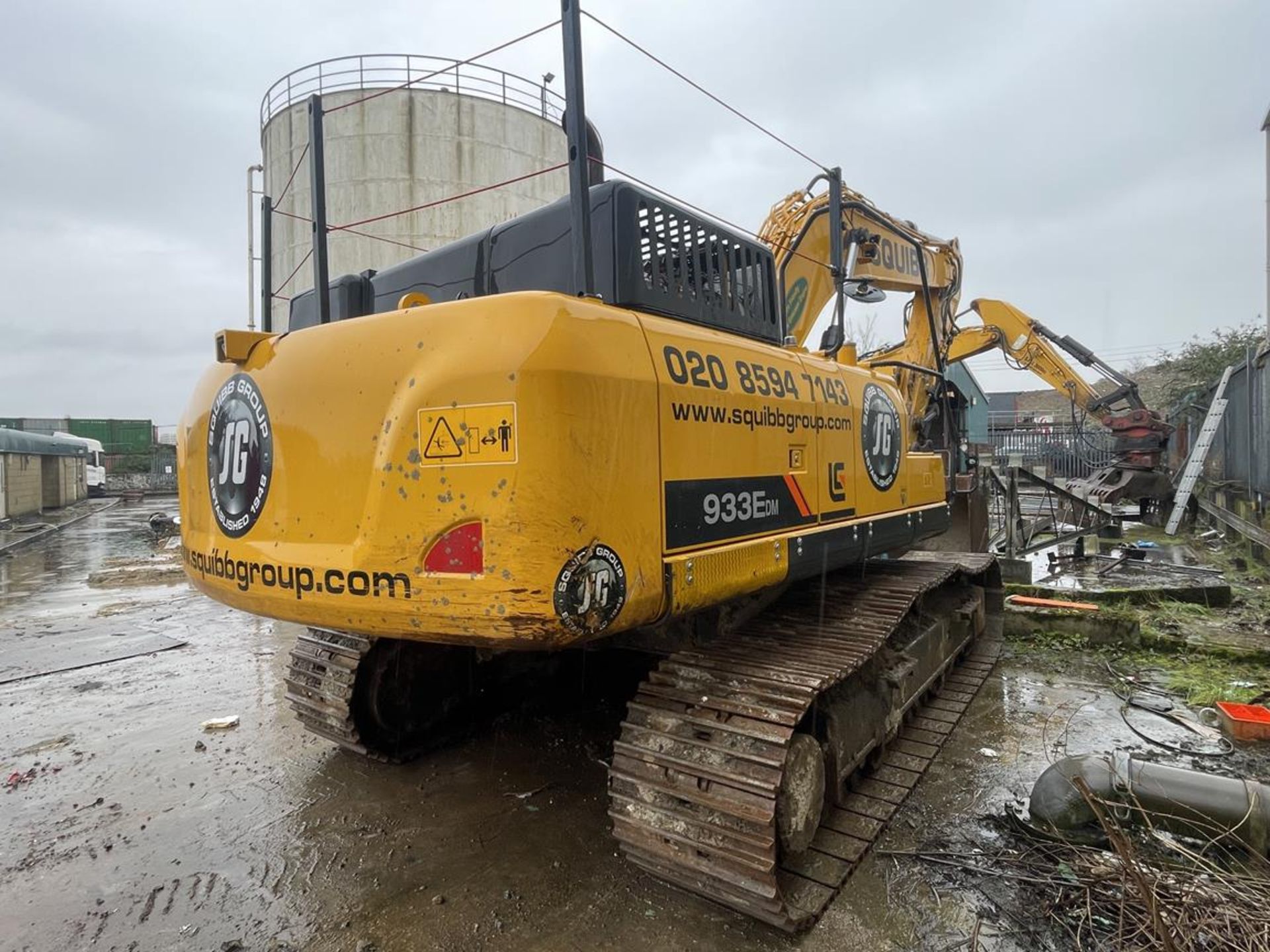 Liugong CLG933E 33.9-Ton Operating Mass Tracked Excavator S/No. CLG933EZHNE903666 (YOM: 2022), Run - Image 4 of 16