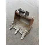 Strickland Excavator Bucket, Measures Approx 0.45x0.4m