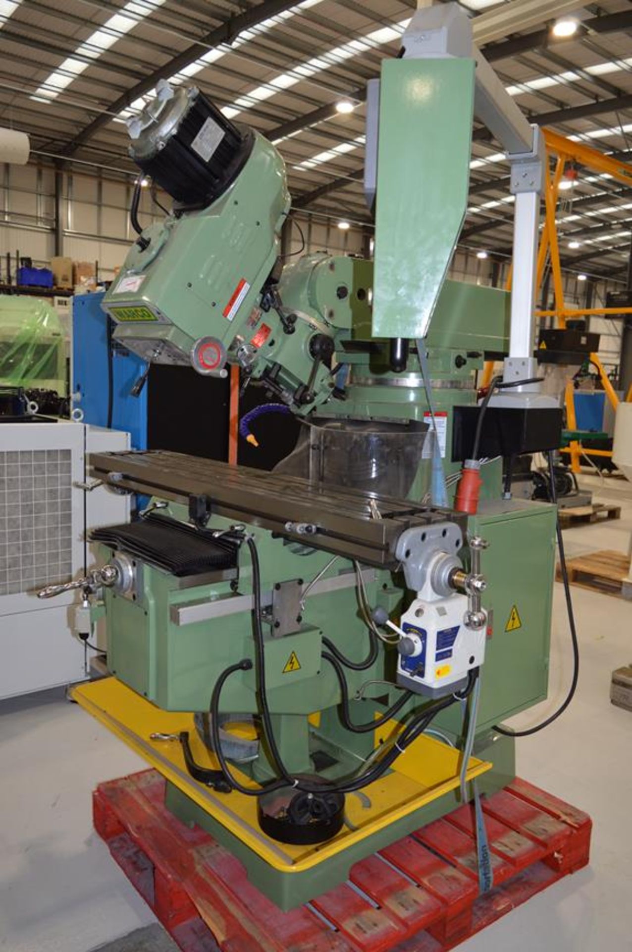 Warco, WM40 turret head milling machine, Serial No. 1910107 (DOM: 2021) with Sinc SDS6-3V DRO and po - Image 2 of 10