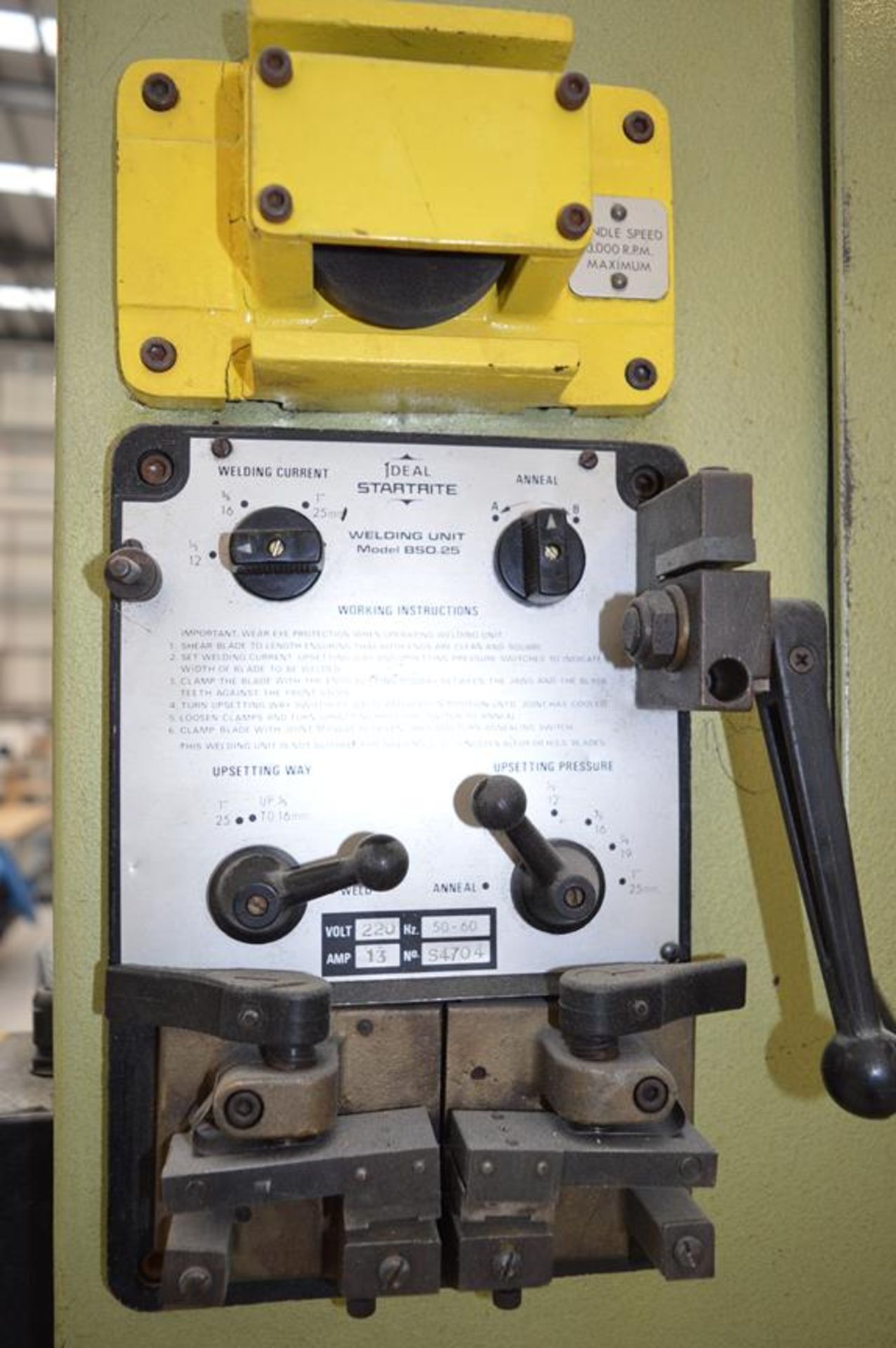 Startrite, 20RWF vertical band saw with blade break welder, Serial No. 101454 - Image 7 of 8