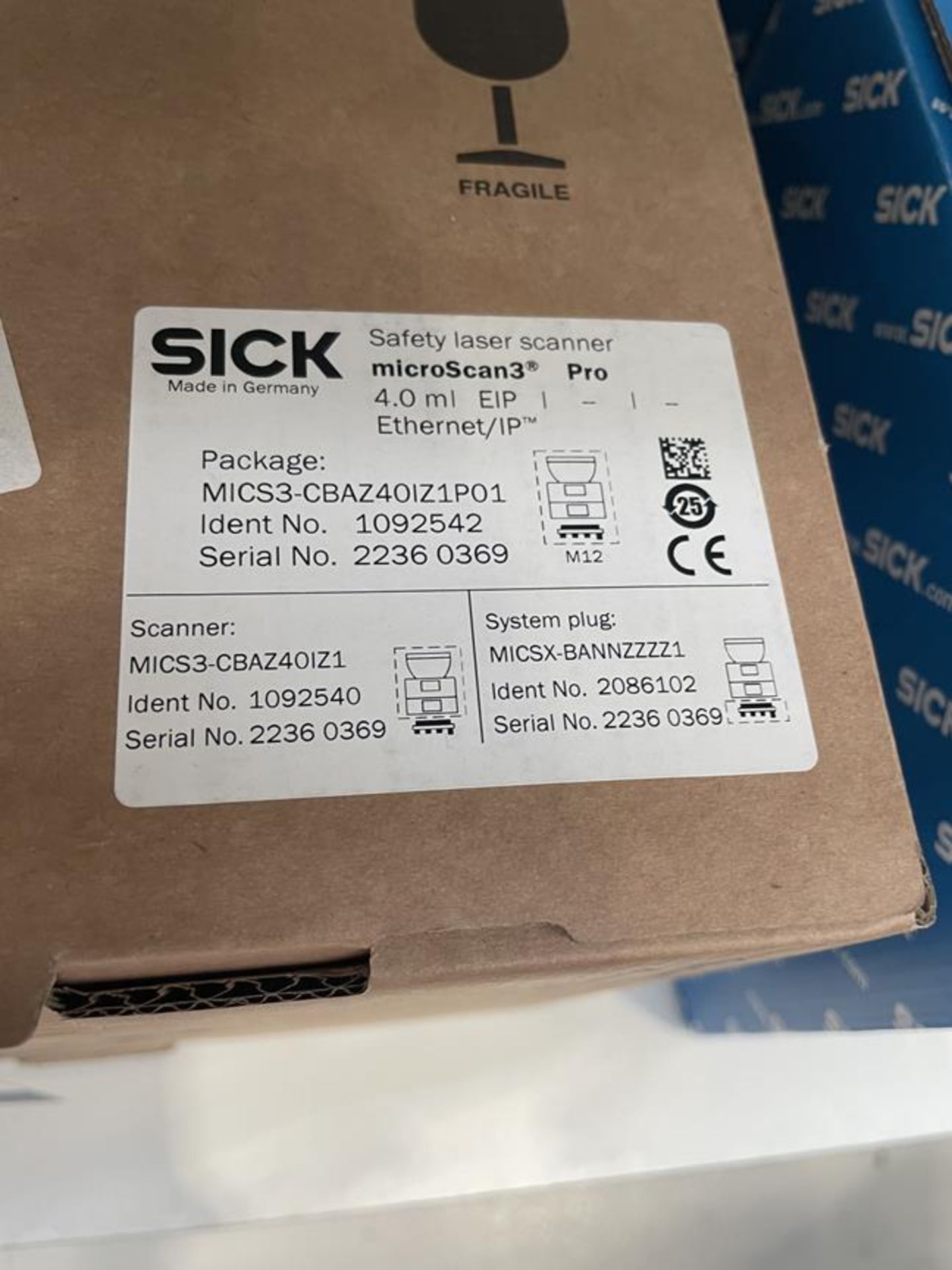 4x (no.) Sick, Microscan 3 Pro safety laser scanner (boxed and unused) - Image 2 of 2