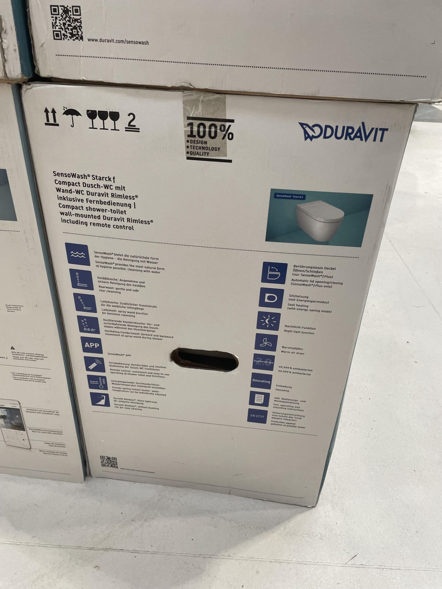 Duravit, Sensowash SlimSet toilet - Image 2 of 2