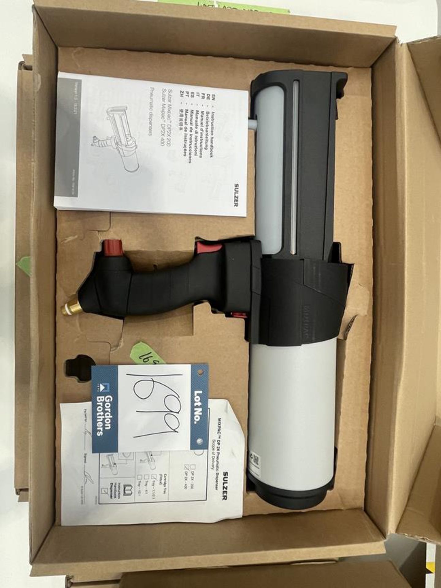 2x (no.) Sulzer, Mixpac DP2X400 pnuematic sealant dispensing guns (boxed and unused) - Image 2 of 3