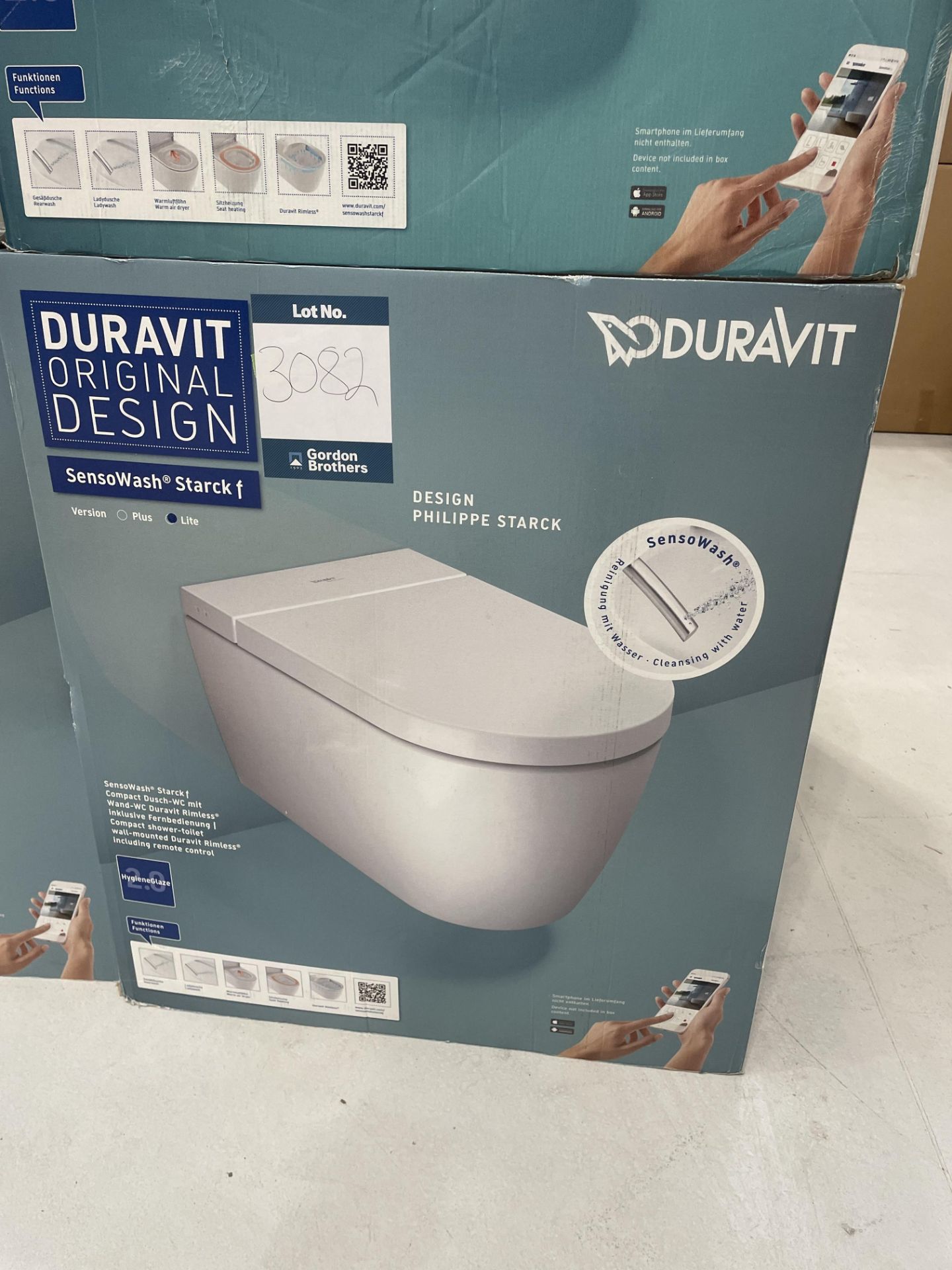 Duravit, Sensowash SlimSet toilet