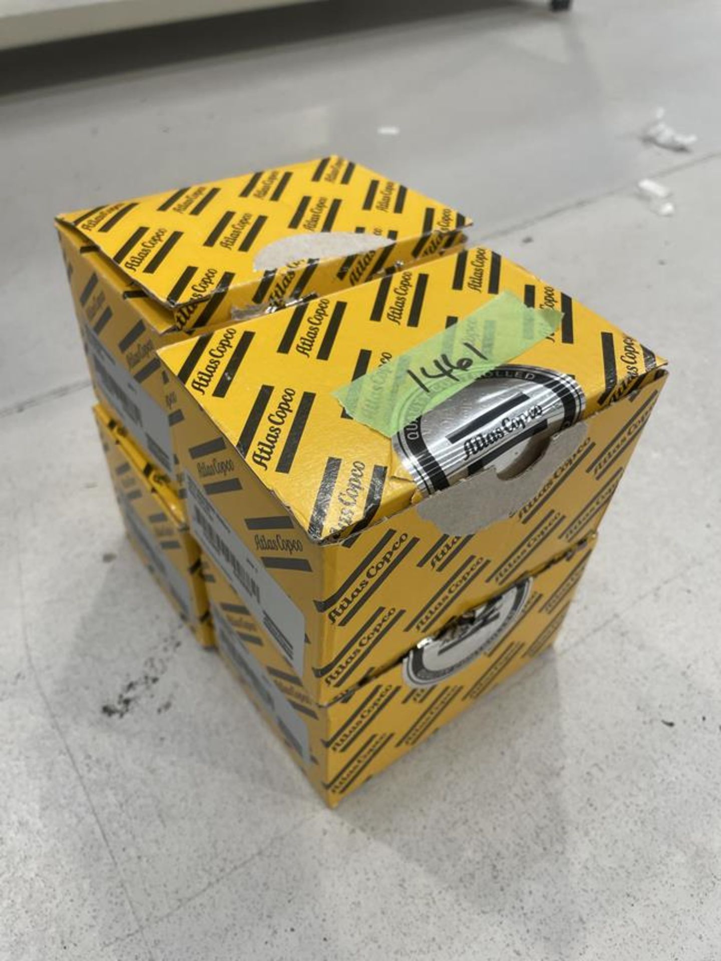 4x (no.) Atlas Copco, rechargeable batteries, 36v/2.5 amp (boxed)