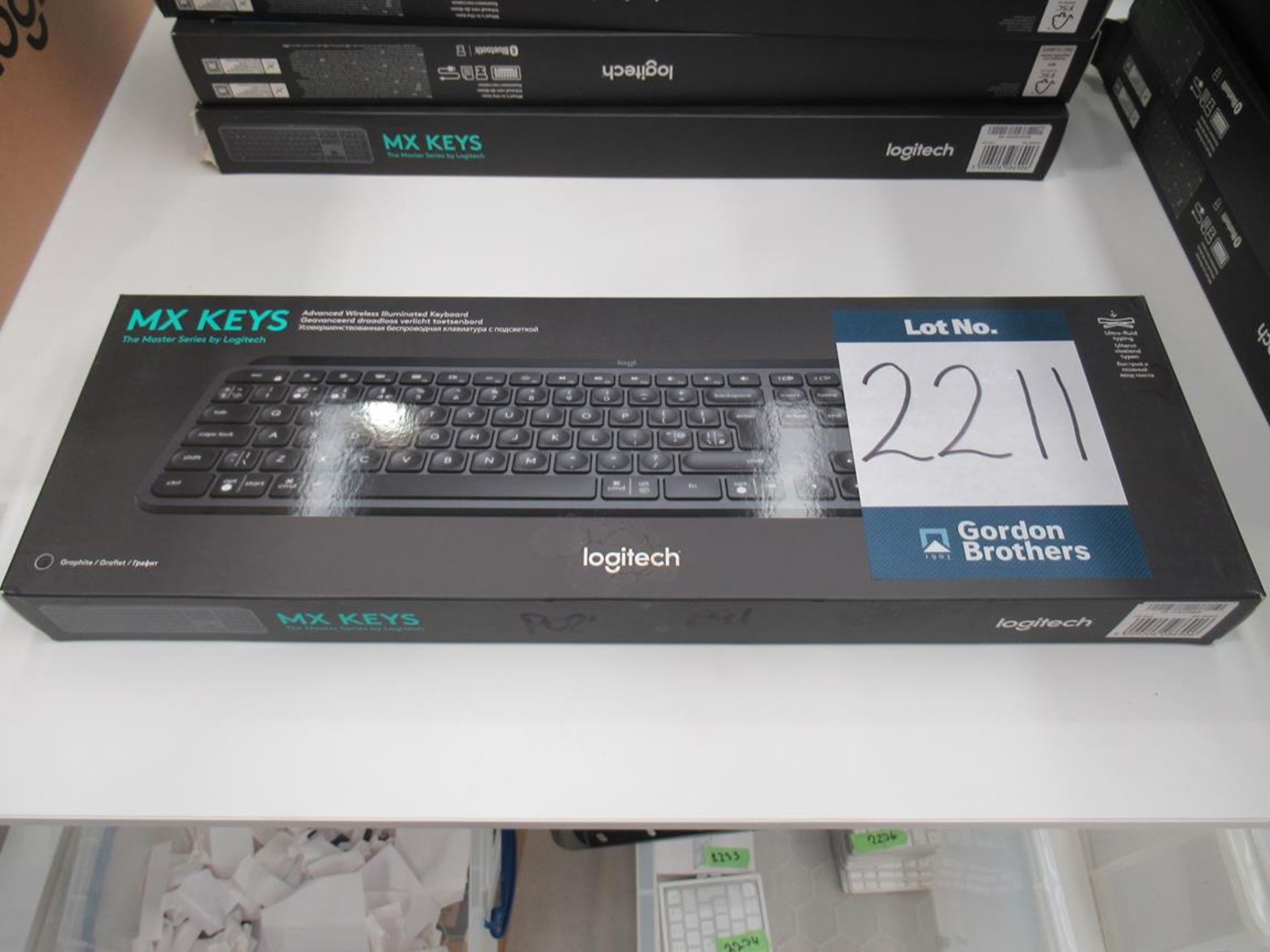 Logitech, MX Keys Bluetooth keyboard (boxed and unused)