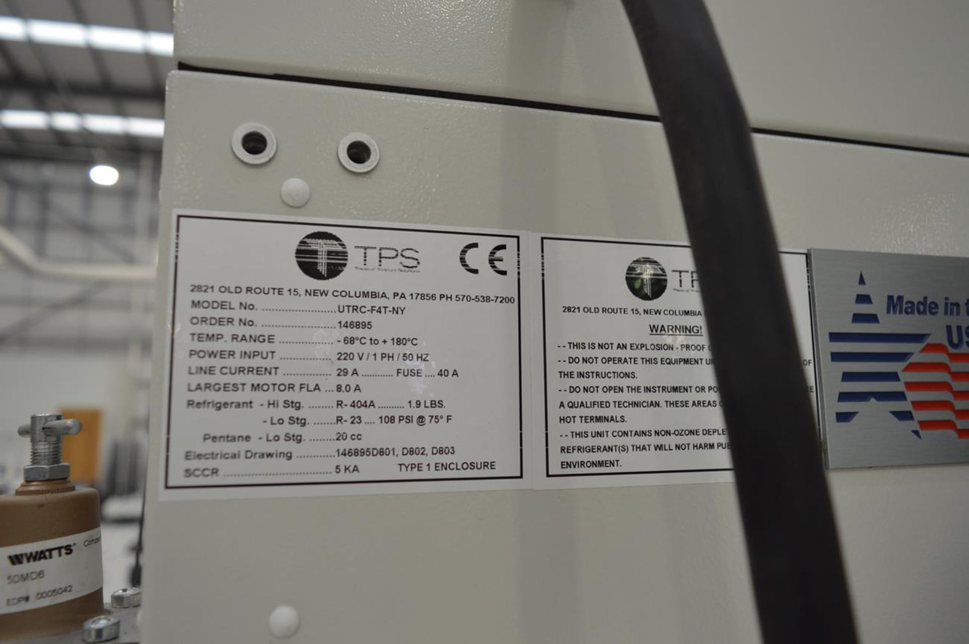 TPS, Tenney UTRC-F4T-NY upright environmental test chamber, Ref. No. 146895 - Bild 5 aus 5
