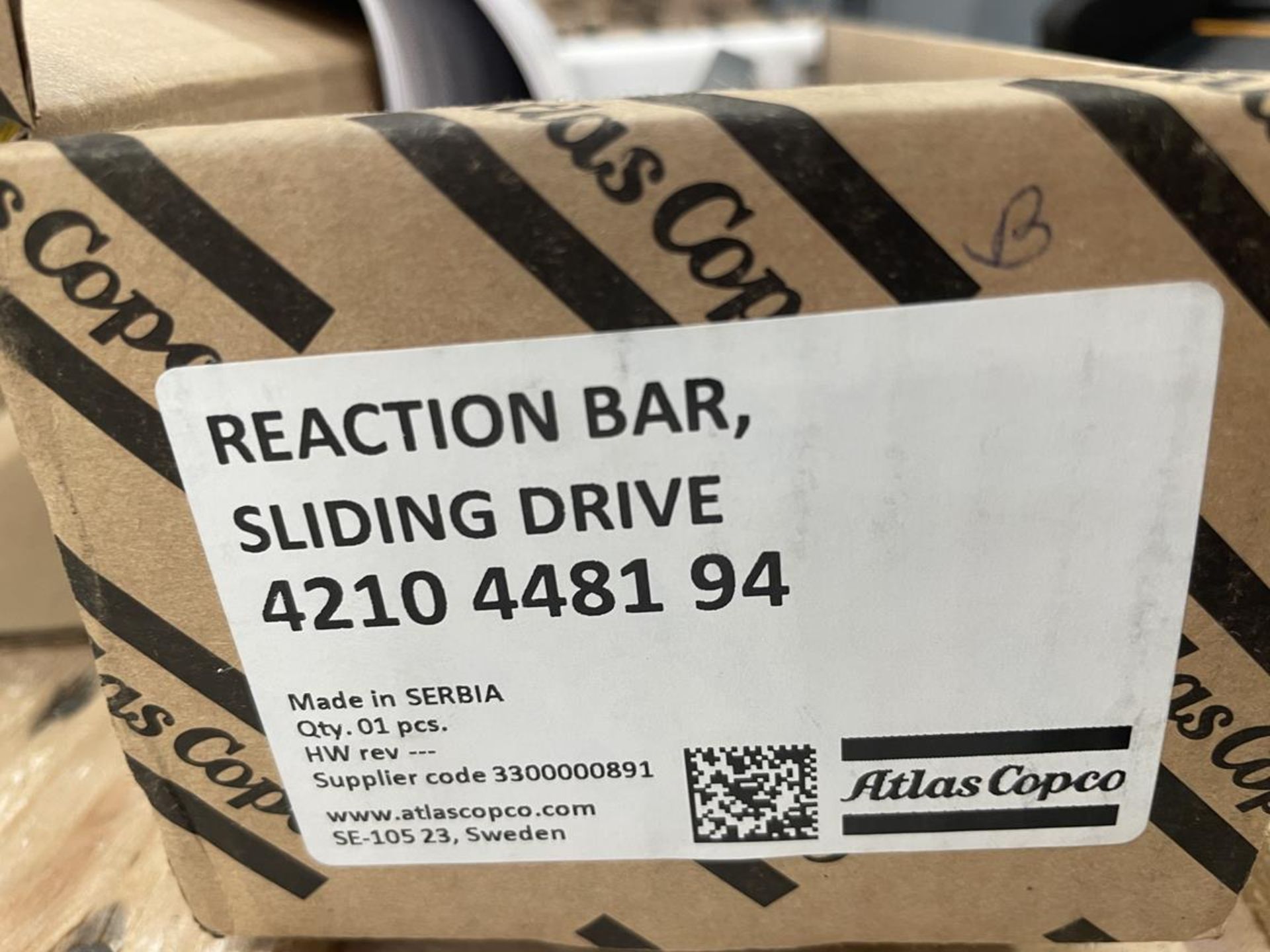 Atlas Copco, 4210 4481 94 reaction bar sliding drive (boxed and unused) - Image 3 of 3