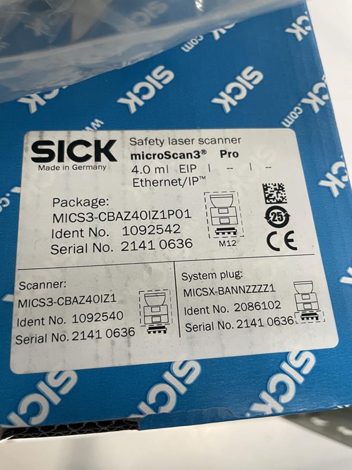 4x (no.) Sick, Microscan 3 Pro safety laser scanner (boxed and unused) - Image 2 of 2