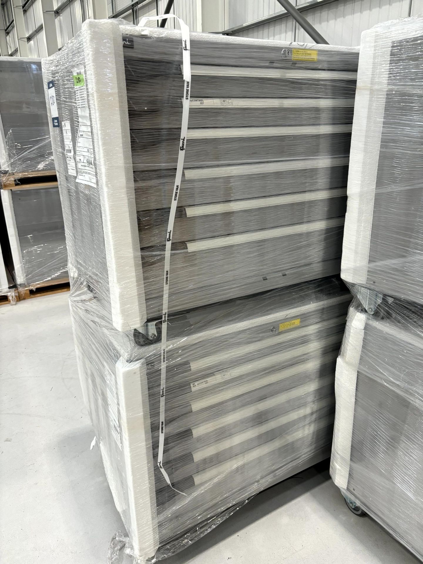 10x (no.) Fami, six drawer metal storage tool cabinets - Image 2 of 2