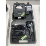 Brother, P-Touch D600 label marker and Zebra, ZD421 label printer