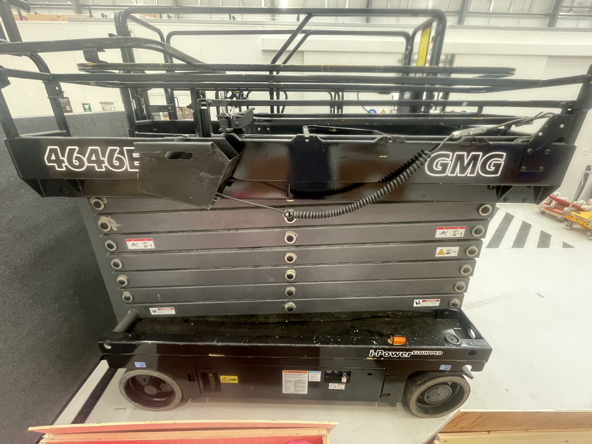 GMG, 4646ED access platform scissor lift, electric drive, Serial No. 2464601003 (DOM: 2018) (faulty - Image 2 of 6