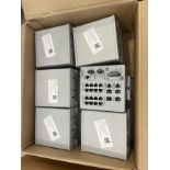 Pallet assorted parts including A-B ethernet switches, IFM ID tags/139 x 53 x 1504, ball uff Bis VU