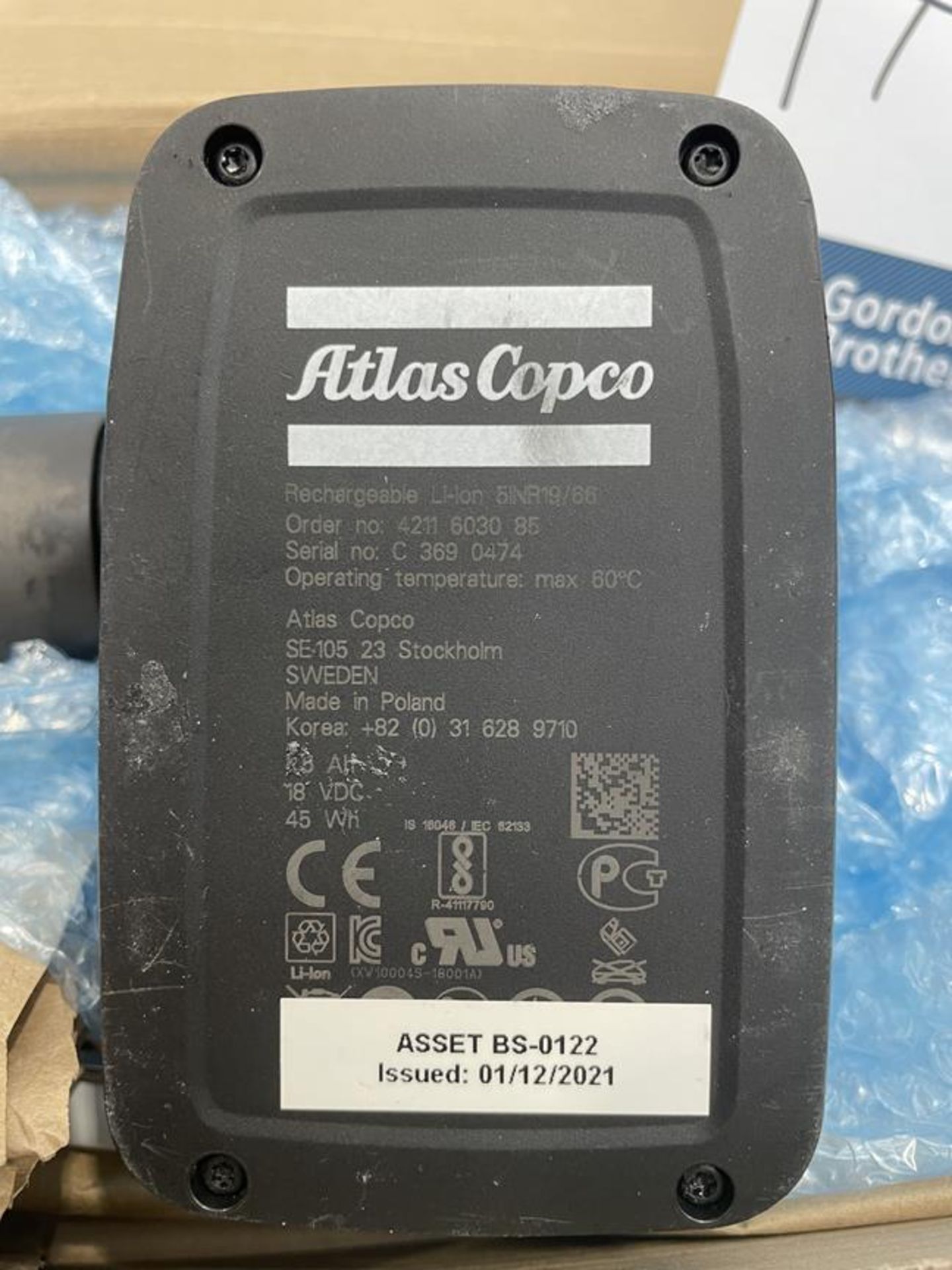 Atlas Copco, ITB-A61-100-13-HMI nut runner - Image 2 of 3