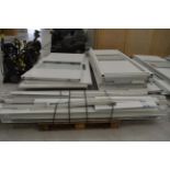 Assorted semi glazed partitioning and frames