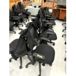 10x (no.) Herman Miller, mesh back office chairs