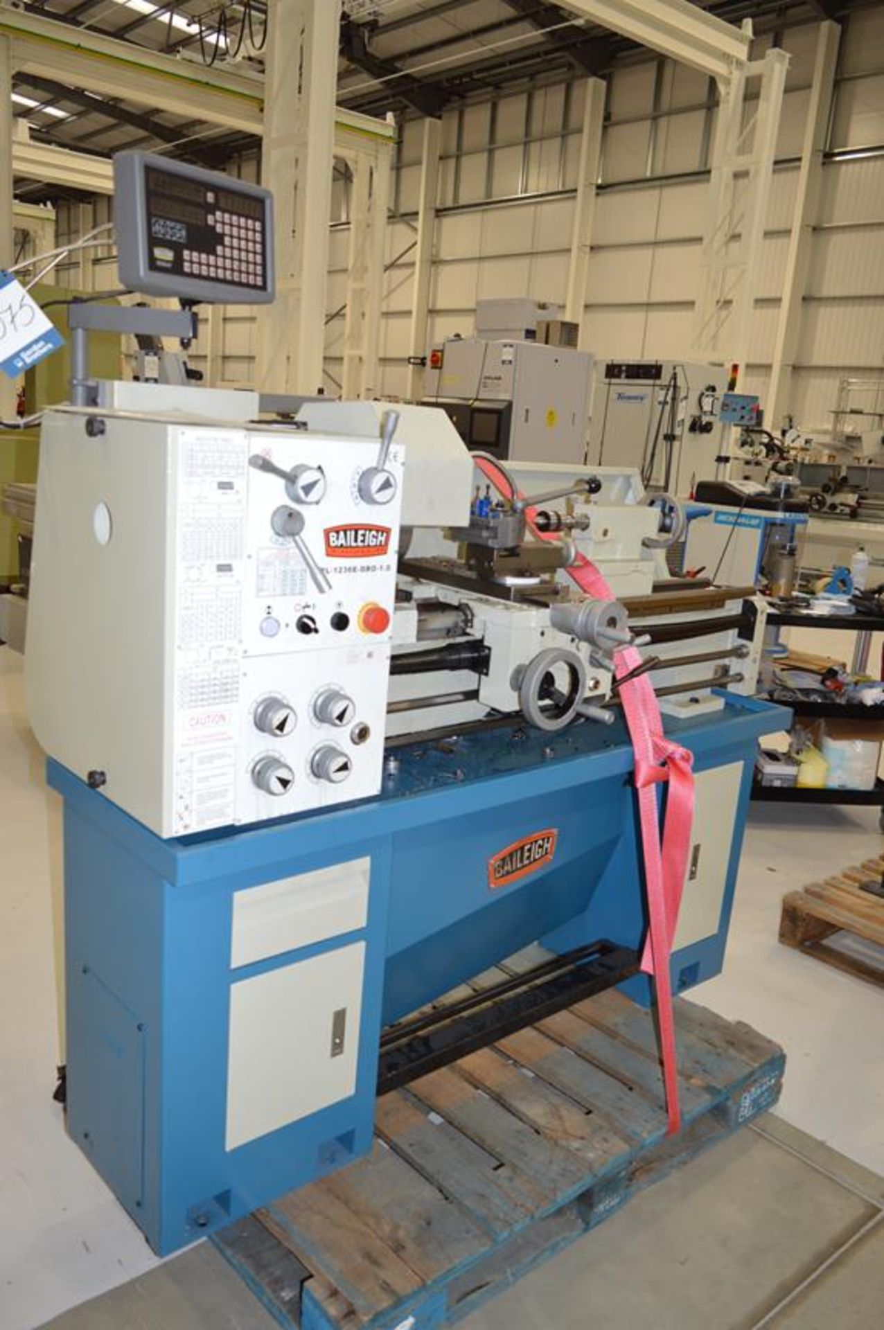 Baileigh, PL-1236E-DRO gear head engine lathe, Serial No. 2103130 (DOM: 2021) with Baileigh SDS6-2V