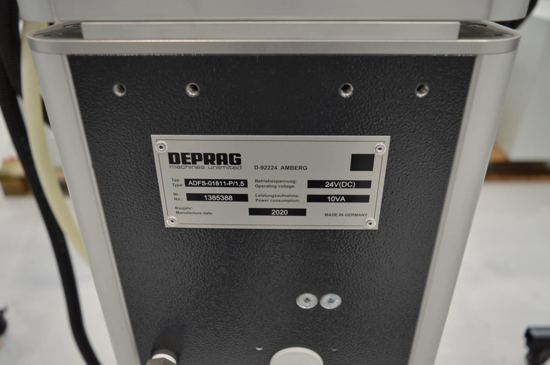 Deprag, ADFS-01811-P/1.5 linear stud feeder, Serial No. 1385388 (DOM: 2020) - Image 4 of 4