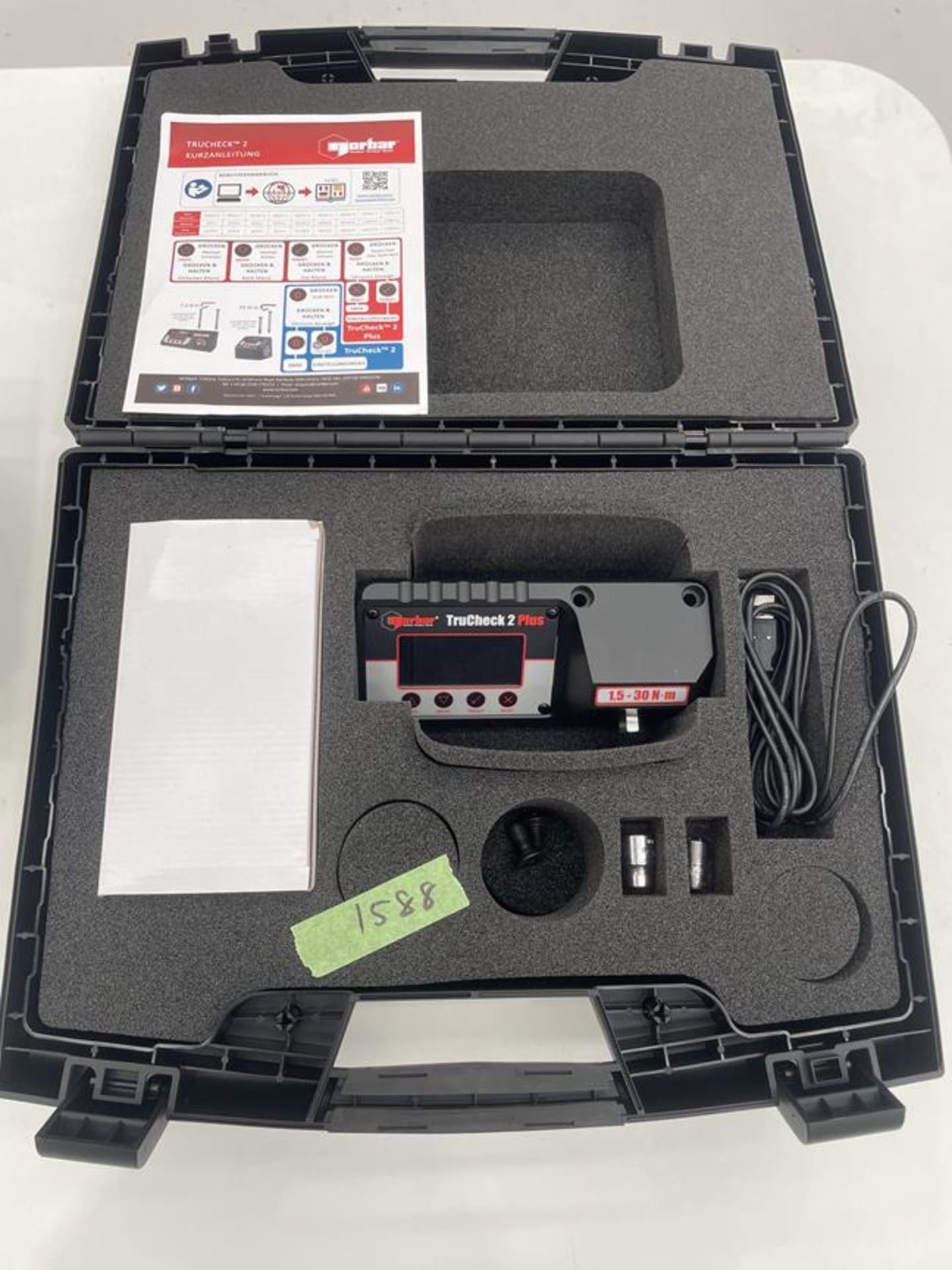 Norbar, Trucheck 2 Plus torque calibration set, 1.5-30 K-N in case