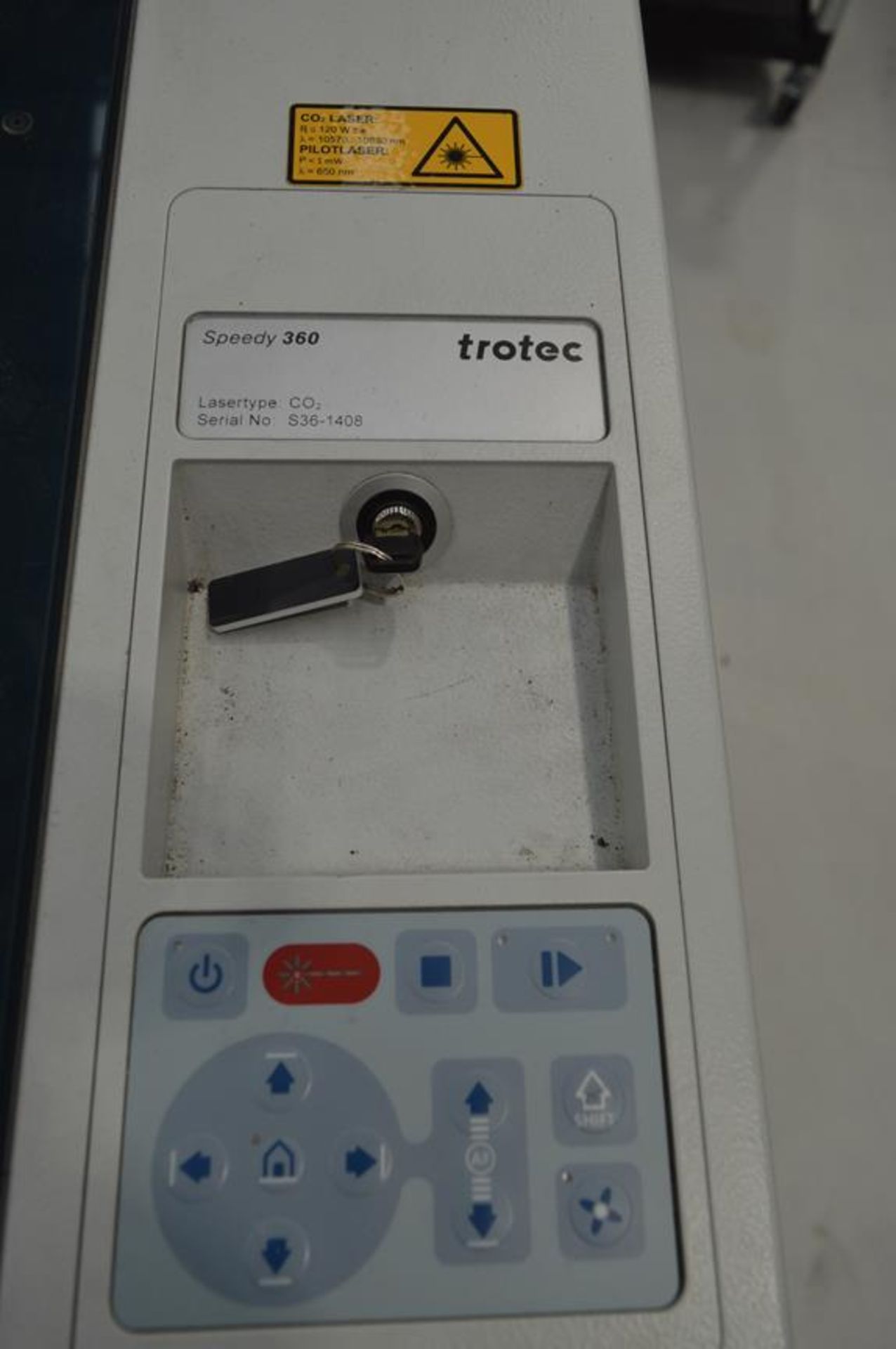 Trotec, Speedy 360 CO2 laser cutter and engraver , Serial No. S36-1408 with controller - Image 6 of 9