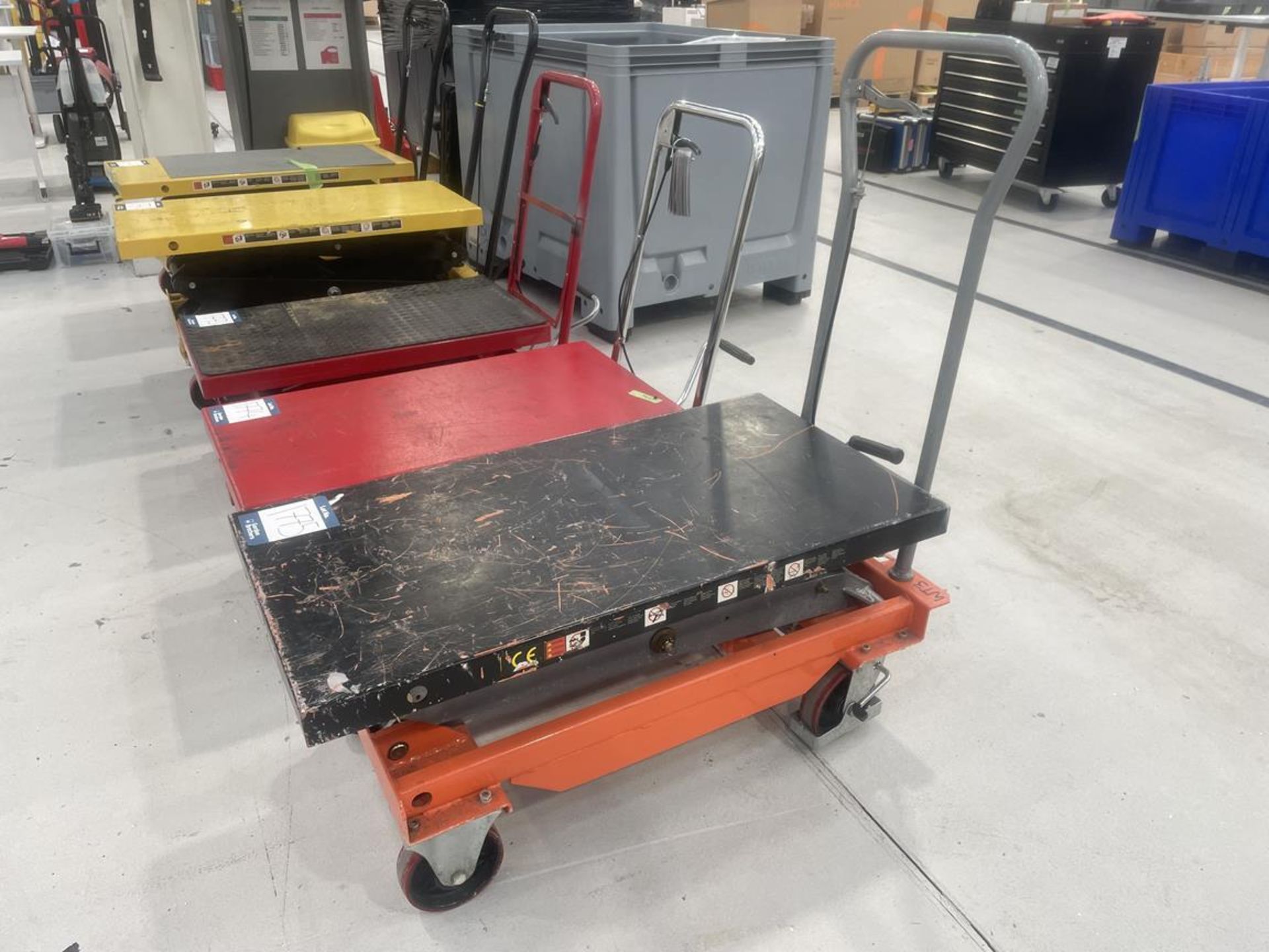 Warrior, WRBS80D hydraulic table lift, approx. 1000x520mm, max capacity: 800kg - Image 2 of 4