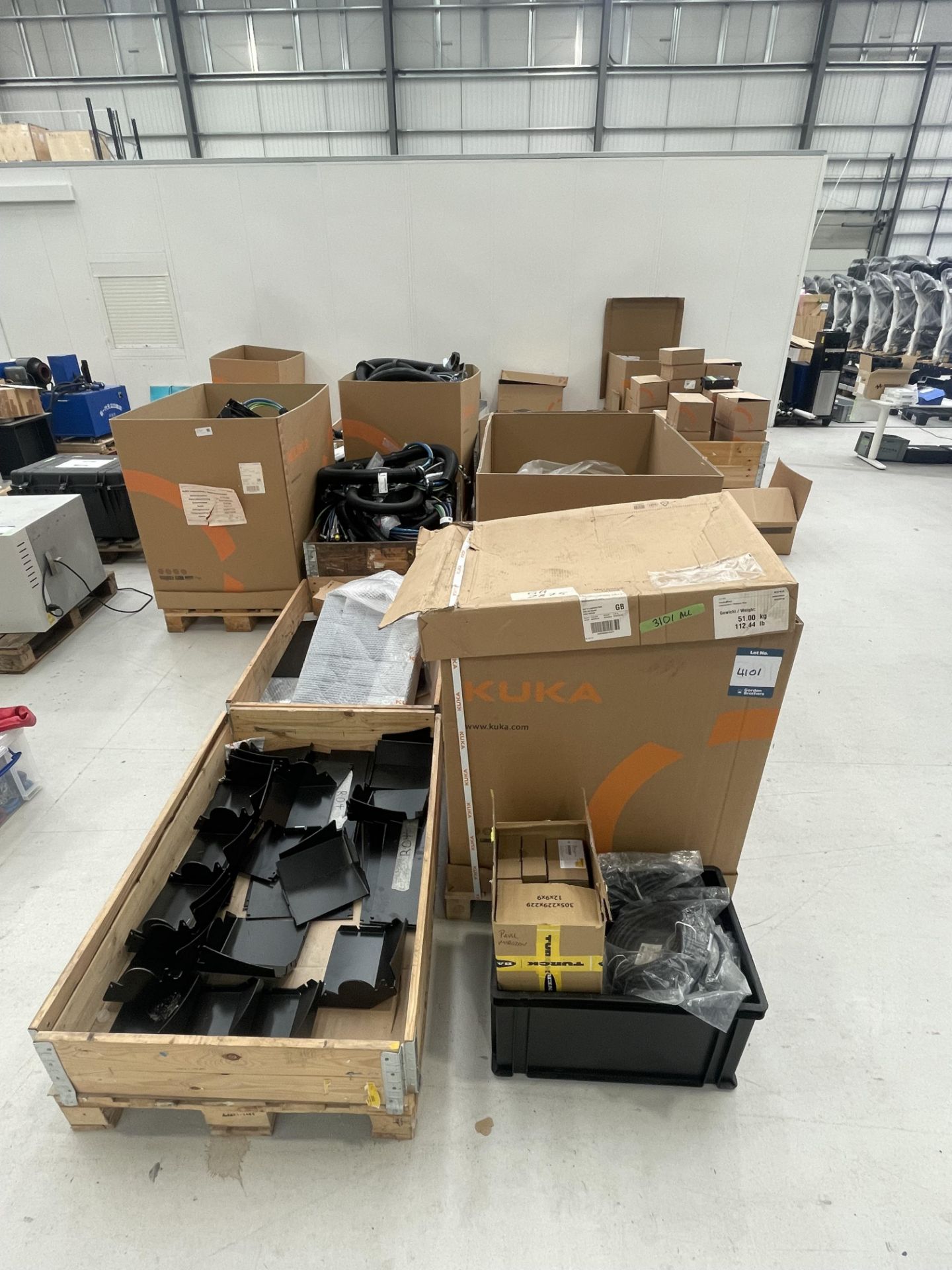 Assorted Kuka spares, as lotted