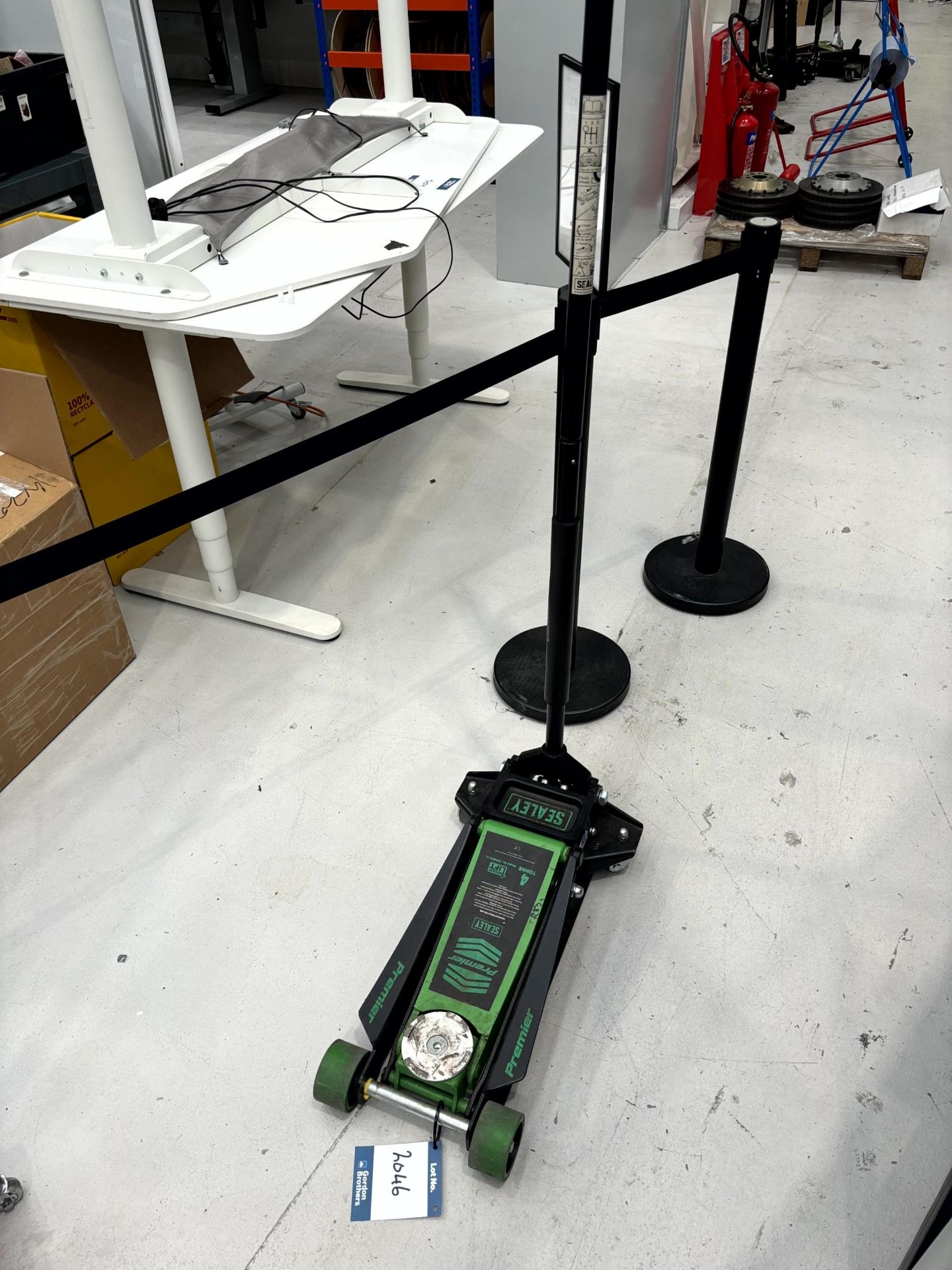 Sealey, Premier Rocket Lift 4040AG/V2 trolley jack, 4T capacity