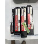 3x (no.) Wurth, ¼" torque wrench