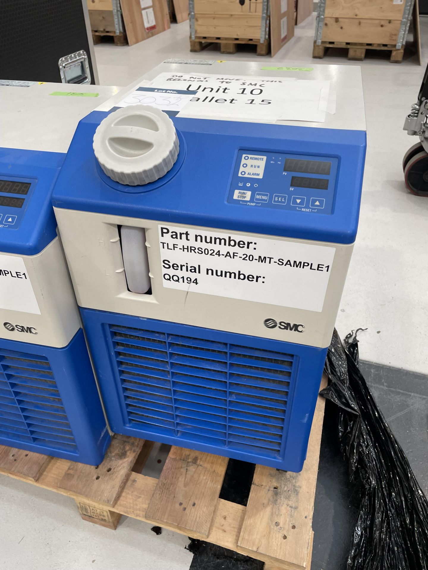 SMC Chiller, HRS024-AF-20-MT, Serial No. QQ194