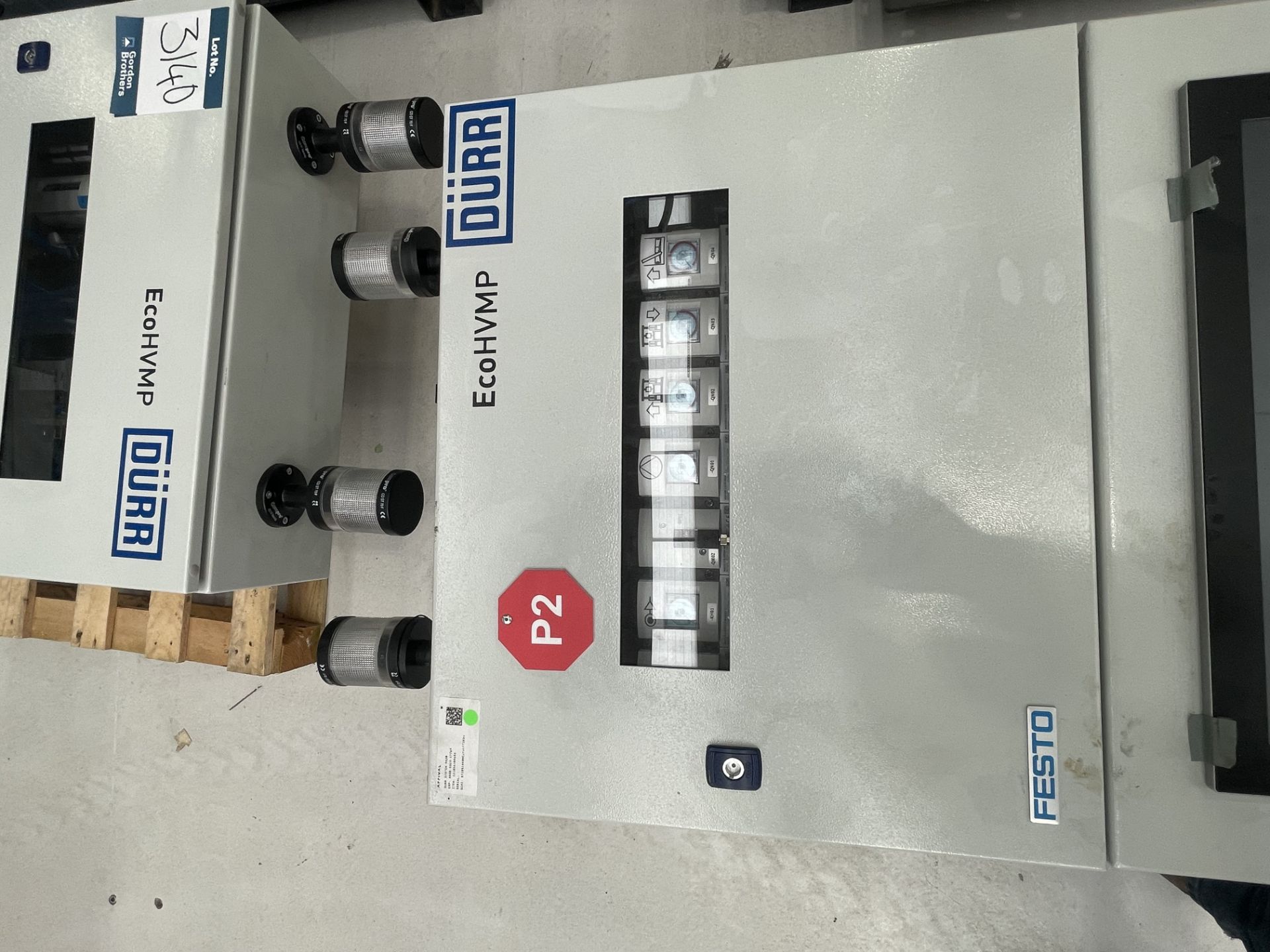 2x (no.) Durr, Ecoram 200 pneumatic barrel pumps, Serial No. DE1855101 and DE1855100 with Durr, Ecoh - Image 15 of 17